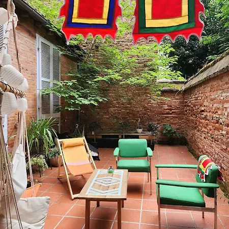 Lägenhet Zen Rustic & Private Backyard Center *